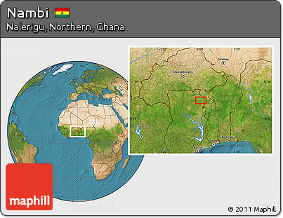 Satellite Location Map of Nambi
