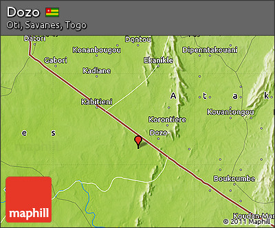 Physical Map of Dozo