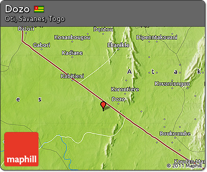 Physical Map of Dozo