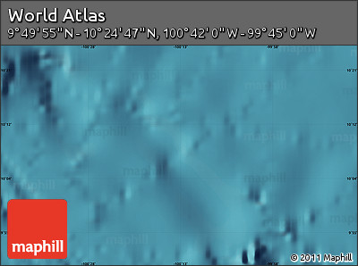 Satellite Map of the Area around 10° 7' 21" N, 100° 13' 29" W