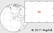 Blank Location Map of the area around 10° 7' 21" N, 103° 37' 30" W