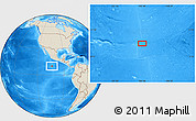 Shaded Relief Location Map of the area around 10° 7' 21" N, 103° 37' 30" W