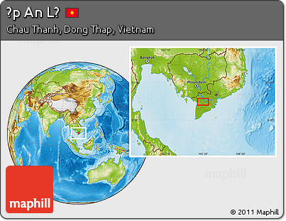 Physical Location Map of Ấp An Lễ