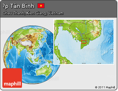 Physical Location Map of Ấp Tân Bình