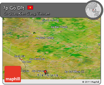Satellite Panoramic Map of Ấp Gò Dất