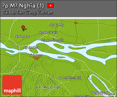 Physical 3D Map of Ấp Mỹ Nghĩa (1)