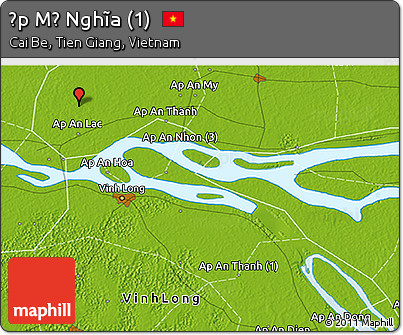 Physical 3D Map of Ấp Mỹ Nghĩa (1)