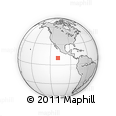 Outline Map of the Area around 10° 7' 21" N, 108° 43' 29" W, rectangular outline