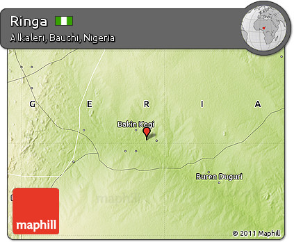 Physical Map of Ringa