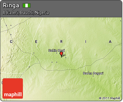 Physical Map of Ringa