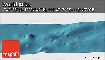 Satellite Panoramic Map of the Area around 10° 7' 21" N, 112° 16' 30" E