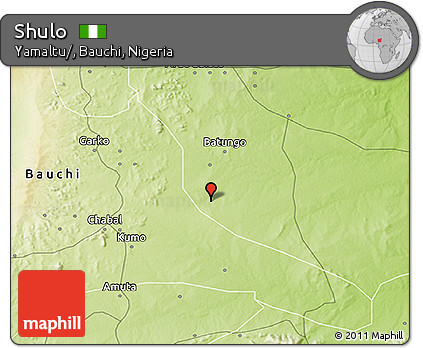 Physical 3D Map of Shulo