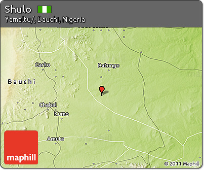 Physical 3D Map of Shulo
