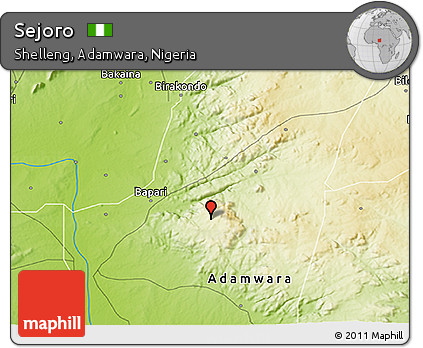 Physical 3D Map of Sejoro