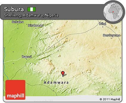 Physical 3D Map of Subura