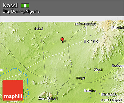 Physical 3D Map of Kassi