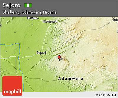 Physical 3D Map of Sejoro