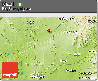 Physical 3D Map of Kassi