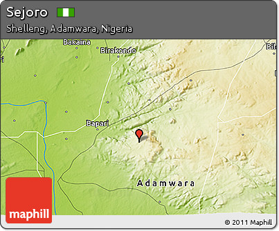 Physical 3D Map of Sejoro