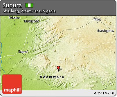 Physical 3D Map of Subura