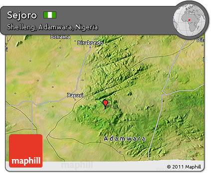 Satellite 3D Map of Sejoro
