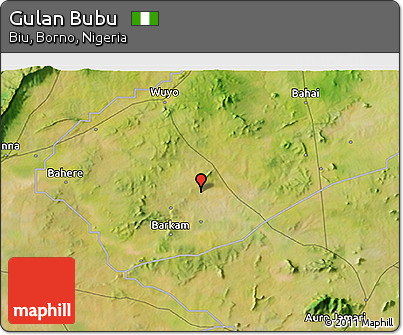 Satellite 3D Map of Gulan Bubu