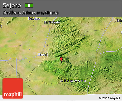 Satellite 3D Map of Sejoro