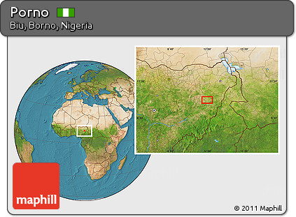 Satellite Location Map of Porno