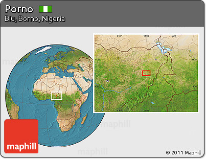 Satellite Location Map of Porno