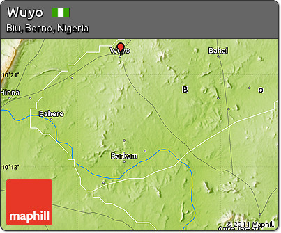 Physical Map of Wuyo