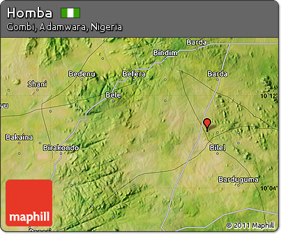 Satellite Map of Homba