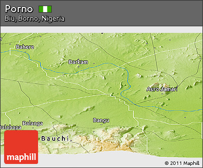 Physical Panoramic Map of Porno
