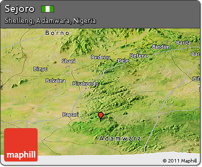 Satellite Panoramic Map of Sejoro