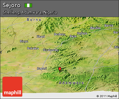 Satellite Panoramic Map of Sejoro