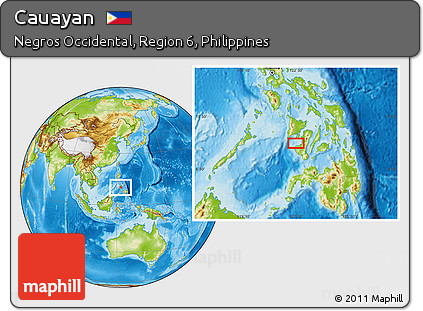Physical Location Map of Cauayan