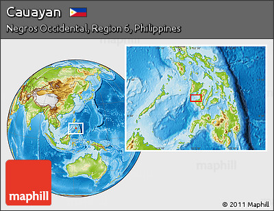 Physical Location Map of Cauayan