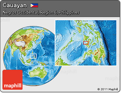 Physical Location Map of Cauayan