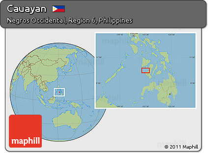 Savanna Style Location Map of Cauayan