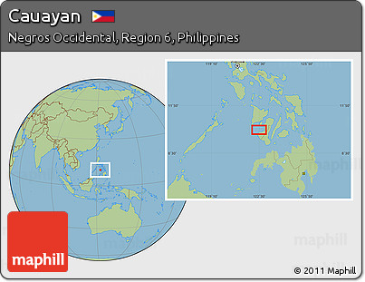 Savanna Style Location Map of Cauayan
