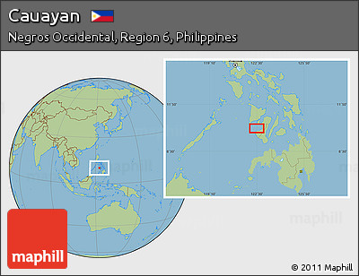Savanna Style Location Map of Cauayan
