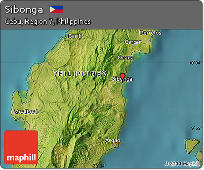 Satellite Map of Sibonga