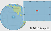 Savanna Style Location Map of the area around 10° 7' 21" N, 123° 10' 30" W