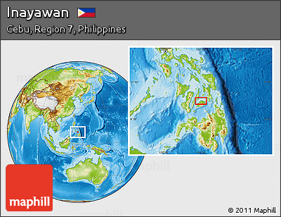 Physical Location Map of Inayawan