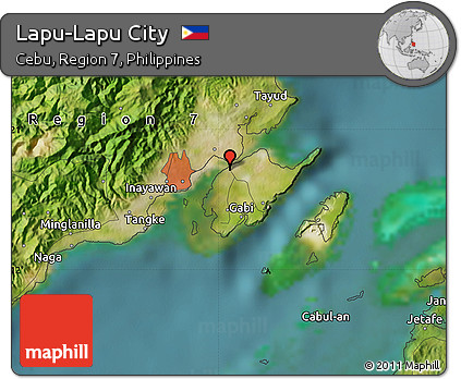 Satellite Map of Lapu-Lapu City