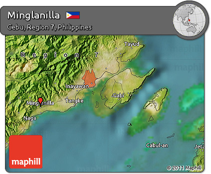 Satellite Map of Minglanilla