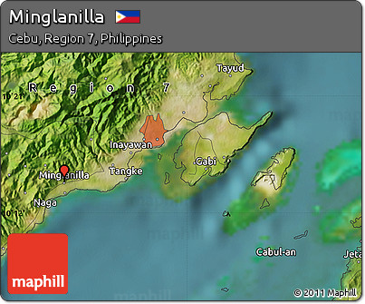 Satellite Map of Minglanilla
