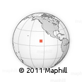 Where is the area around 10° 7' 21" N, 126° 34' 29" W located? Outline Map of the Area around 10° 7' 21" N, 126° 34' 29" W, rectangular outline