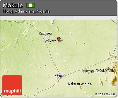 Physical 3D Map of Makule