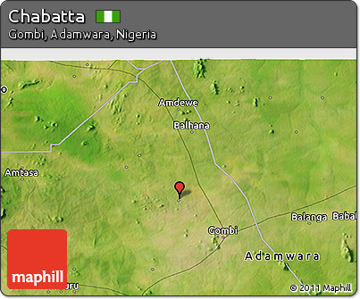Satellite 3D Map of Chabatta