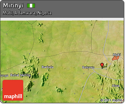 Satellite 3D Map of Mirinyi